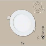 Cata CT-5146 9W/3200K Alm. Panel Led Armatür (Günışığı-12 Adet)