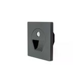 Cata Ct-5170 1w Sensörlü Siyah KasaLedli Koridor Armatür Günışığı