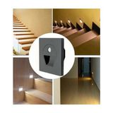 Cata CT-5170SG 1W Sensörlü Ledli Koridor Armatür Siyah 3200K