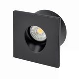 Cata Ct-5179 3W Led Koridor Armatürü Siyah Kasa Modern İç Mekan Duvar Aydınlatma Lambası 3200K Günışığı