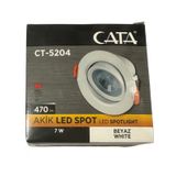 Cata CT-5204 7W 6400K (Beyaz Işık) Akik Sıva Altı Led Spot (4 Adet)