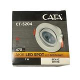Cata Ct-5204 7W 6400K (Beyaz Isik) Akik Siva Alti Led Spot