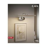 Cata CT-5212 Yeni Seri 7 Watt Duvar Aplik Ayna Üstü Aplik Siyah/Krom Kasa Beyaz/Günışığı Seçenekli