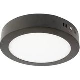 Cata CT-5235 18W Panel LED Armatür Siyah Yulvarlak Sıva Üstü Metal Kasa Sıcak Beyaz 3200K - 3200K - Gün Işığı