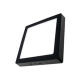 Cata CT-5236 18W Panel LED Armatür Siyah Kare Sıva Üstü Metal Kasa Beyaz Işık 6400K