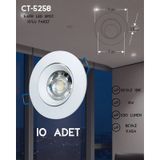 Cata Ct-5256 Safir Led Spot Beyaz Işık - 10 Lu Paket