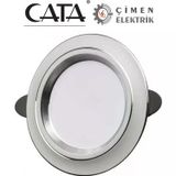 Cata CT - 5257 6W Zebra LED Armatür Beyaz - Krom - 12 Adet 3 Renk
