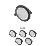 Cata Ct-5258 Zebra Led Armatür 6w 3 Renk 5’li Paket