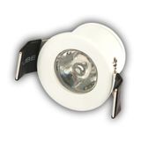 Cata Ct 5270 Yıldız 1.5W Sıva Altı Led Spot Beyaz Kasa Beyaz Işık 6400K Teşhir Vitrin