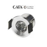Cata Ct 5270 Yıldız 1.5W Sıva Altı Led Spot Satin Kasa Beyaz Işık 6400K Teşhir Vitrin