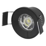 Cata Ct 5270 Yıldız 1.5W Sıva Altı Led Spot Siyah Kasa Beyaz Işık 6400K Teşhir Vitrin