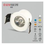 Cata CT-5270G 1.5W 3200K Günışığı Power Ledli Yıldız Spot Armatür