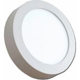 CATA CT-5273 30W Panel LED Armatür Beyaz Yuvarlak Sıva Üstü Metal Kasa Beyaz Işık 6400k - 6400K - Beyaz