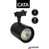 Cata CT-5334 Babil Cob LED Ray Spot Lamba 30W Siyah Kasa (Gün Işığı / Naturel / Beyaz Işık ) (Monofaze Uyumlu) (Raysız) - SİYAH KASA - 4000K - Nature