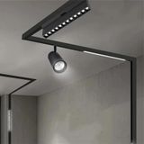 CATA CT-5395 Kama LED Ray Spot Armatür 30W 3200K Günışığı Siyah Kasa Monofaze Ray Sistem Aydınlatma