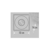 Cata CT-5420B Bergama Siyah Platin Dekoratif Armatürü