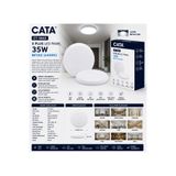 Cata CT-5663 X Plus LED Panel 35W Beyaz 6400K Sıva Üstü Yuvarlak LED Armatür