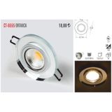 Cata Ct-6555 Gu-10 Duylu Ortanca Dekoratif Cam Spot