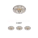 Cata CT-6584 Berfin Cam Spot Kasası - 3’lü Paket (DUY VE AMPUL DAHİL DEĞİLDİR)