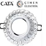 Cata Ct 6594 Sümbül Cam Spot Kasası Led Çerçeveli Günışığı - Priz Ve Anahtar İçin Uyumlu Çerçeve Vitrin