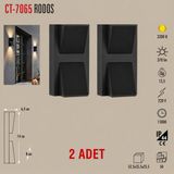 Cata CT-7065 Rodos 2 Adet Dış Mekan LED Aplik 7W Günışığı