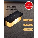 Cata CT-7083 Barbaros 40W Solar Aplik Günışığı Renkli Plastik Malzeme ile Enerji Tasarrufu Sağlar - GÜNIŞIĞI