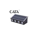 Cata CT-8010 20W Güneş Enerjili Solar LED Aplik Dış Mekan IP65 Duvar Lambası Günışığı 3200K