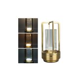 Cata CT-8439 Vegas Masa Lambası, 3 Renk Işık Fonksiyonlu, USB Şarjlı, Gümüş