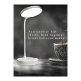 Cata CT-8440 Berlin Dokunmatik Masa Lambası Beyaz Renk Metal Akrilik Malzeme ile Modern Tasarım - Gold