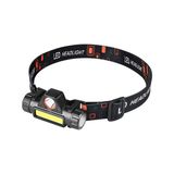 Cata Ct-9120 Şarjlı Kafa Lambası 200 Lm Usb Led Baş Feneri Cob Işık Su Geçirmez Ip44 Dağcılık Kamp Balıkçılık