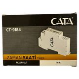 Cata CT-9184 Rezerveli Zaman Saati 16 Amper Aksesuar Özelliği ile Kolay Kurulum