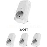 Cata CT-9186 3 Adet Tekli Kablosuz Priz
