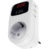 Cata CT-9187 4000W 150-280V Tekli Akım Korumalı Priz - Beyaz