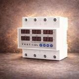 Cata Ct-9199 Akıllı Dijital Trifaze Voltaj Ve Akım Koruyucu Röle - 63 Amper (Üç Faz Bağımsız İzleme)