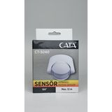 Cata CT-9240 180 Derece Max. 12 Metre Sensörlü Infrared Motion Sensor Hareket Sensörü - BEYAZ