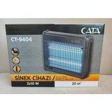 CATA CT-9404 2x8 Sinek Öldürücü Cihaz Gri Metal Malzeme 36x26x8 cm Yırtılmaya Dayanıklı 16W