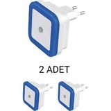 Cata CT-9500 1W 2’li Paket Mavi Fotoselli LED Gece Lambası