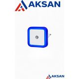 Cata CT-9500 Fotoselli Sensörlü LED Gece Lambası –priz Tipi,otomatik Yanan Akıllı Işık 4 Renk Seçenekli - Mavi