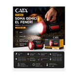 Cata CT-9952 Soma Gemici Şarjlı El Feneri 3W Power LED Güçlü ve Zayıf Işık Modlu