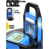 Cata Ct-9955 Güneş Enerjili Led El Feneri Solar Led Camping Light - Açık Mavi
