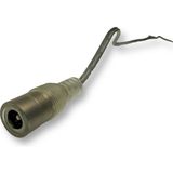 Cata DC Dişi soketli konnektör fişi şeffaf güç uzatma kablosu evrensel adaptör 1.5m DC 5.5mm x 2.1mm