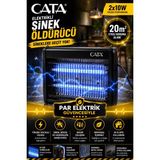 Cata Elektrikli Sinek Öldürücü 20M² Etkili 2X10W Uv Işıklı Sessiz Böcek Sinek Kovucu - 1