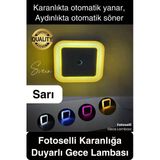 Cata Fotoselli Gece Lambası Karanlıkta Otomatik Yanıp Sönen Aydınlığa Duyarlı Koridor Antre Loş Led Işık