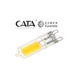 CATA G9 LED Kapsül Ampul 7W 3200K Gün Işığı Doğal Aydınlatma Duy Tipi G9 - Sarı