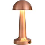 Cata G9 Lizbon Şarjlı Masa/gece Lambası / CT-8430/ Bakır Metal Kablosuz -Şarj Edilebilir Masa Üstü 210 x - Altın