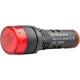 Cata Gwest G6601 22MM Kırmızı 220V, Sinyal Lambası