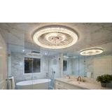 Cata Kristal CT-3012 LED Tavan Vantilatör 65 W Kumandalı Sessiz Çalışma Özelliği ile Modern Tasarım