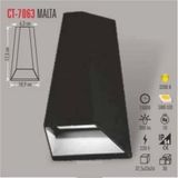 CATA MALTA LED BAHÇE 6W DUVAR APLİK 3200K GÜNIŞIĞI ÇİFT TARAFLI