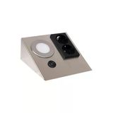 Cata Marka Ct-5109 Model Mutfak Dolap Tezgah Altı Prizi Led Spotlu Aydınlatma Çiftli