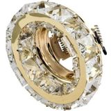 Cata Melinda Dekoratif Cam Spot Yuvarlak Kristal Gold Gu10 (Duy Ampul Hariç)